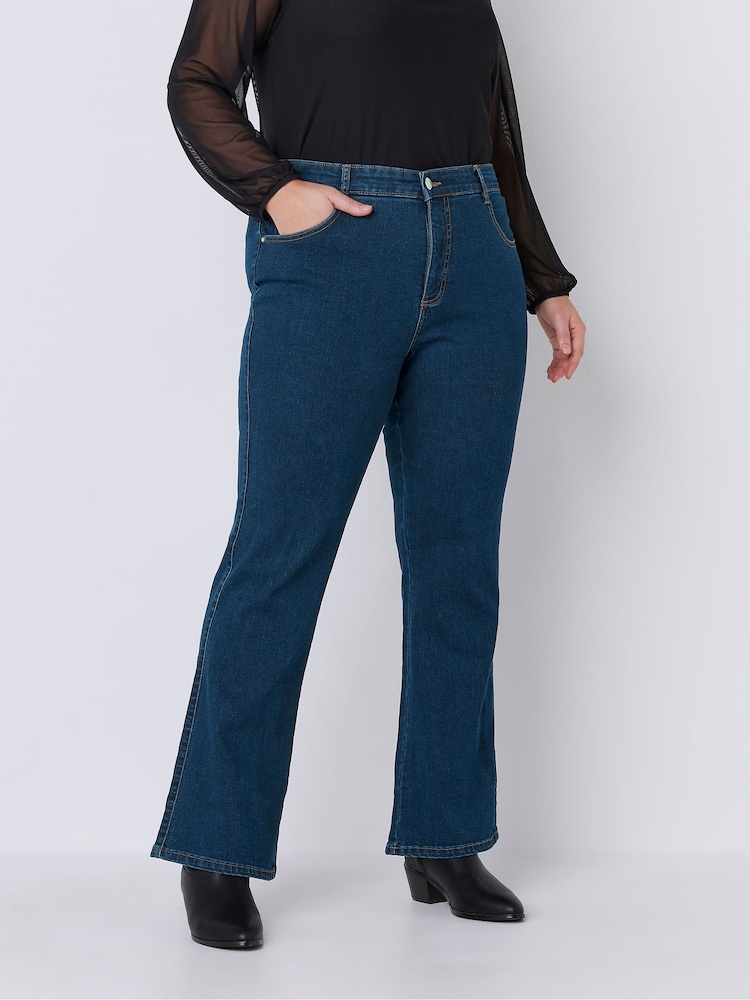 Evans Curve Fit Bootcut Ground Jeans - Image 1 of 5