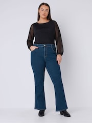 Evans Curve Fit Bootcut Ground Jeans - Image 2 of 5