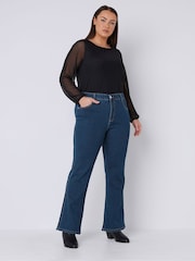 Evans Curve Fit Bootcut Ground Jeans - Image 3 of 5