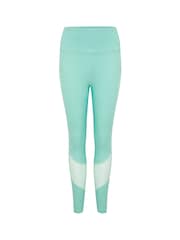 Pour Moi Green Energy Full Length Mesh Panel Sports Leggings - Image 4 of 5