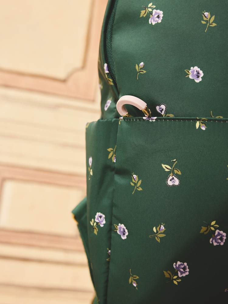 Grünes Blumenmuster - Cath Kidston Kompakt-Rucksack​​​​​​​ - Image 4 of 4