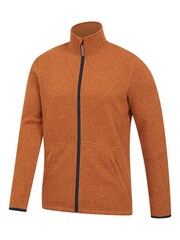 Mountain Warehouse Yellow Mens Idris III Full-Zip Fleece - Image 3 of 5