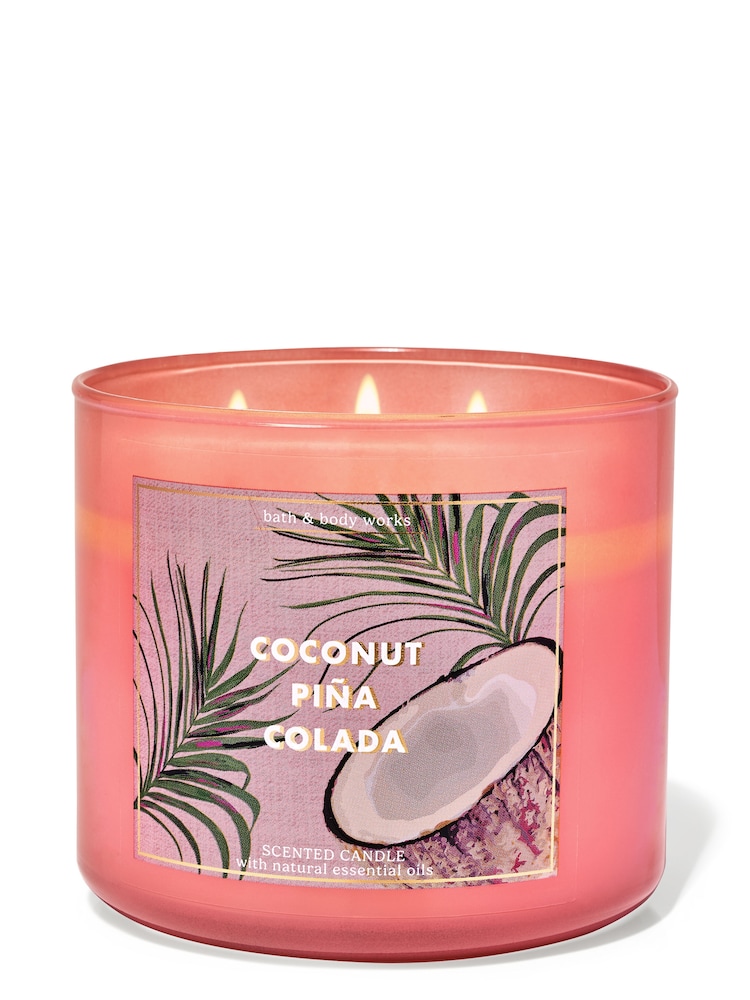 Bath & Body Works Coconut Pia Colada 3-Wick Candle 14.5 oz / 411 g - Image 1 of 1