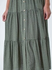 Roman Green Polka Dot Midi Shirt Dress - Image 5 of 5