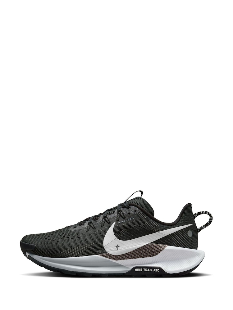 Nike Black ReactX Pegasus Trail 5 Running Trainers - Image 4 of 13