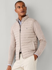 Hackett Brown Ultra Lightweight Gilet - Image 1 of 7