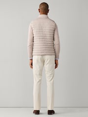 Hackett Brown Ultra Lightweight Gilet - Image 5 of 7