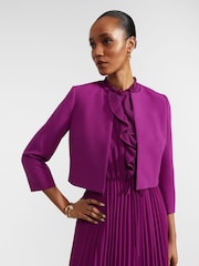 Hobbs Purple Elize Jacket - Image 1 of 4