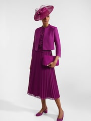 Hobbs Purple Elize Jacket - Image 3 of 4