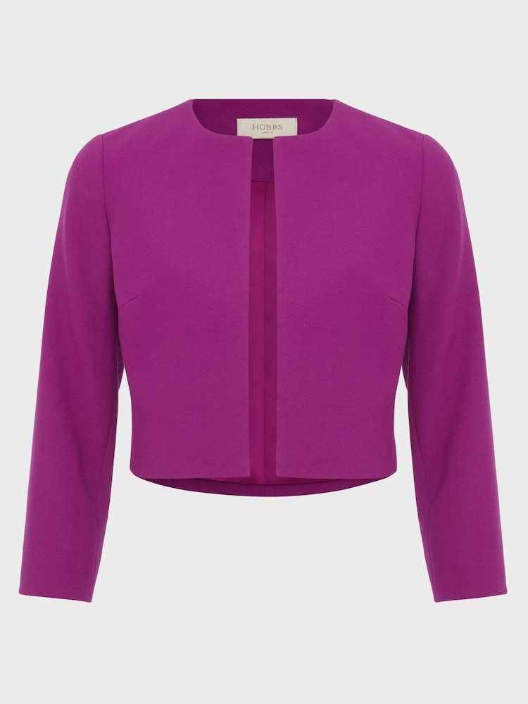 Hobbs Purple Elize Jacket - Image 4 of 4 Hobbs Purple Elize Jacket - Image 4 of 4