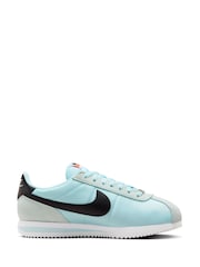 Nike Light Blue Cortez Trainers - Image 1 of 11