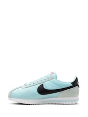 Nike Light Blue Cortez Trainers - Image 2 of 11