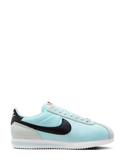 Nike Light Blue Cortez Trainers - Image 3 of 11