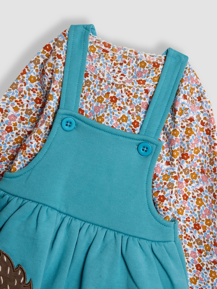 Jojo Maman Bébé – Set aus Latzkleid und Oberteil mit Applikation - Bild 6 von 6 Jojo Maman Bébé – Set aus Latzkleid und Oberteil mit Applikation - Bild 6 von 6