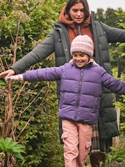 FatFace Everly Purple Padded Jacket - Image 1 of 6