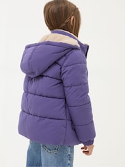 FatFace Everly Purple Padded Jacket - Image 4 of 6