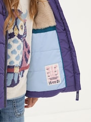 FatFace Everly Purple Padded Jacket - Image 5 of 6