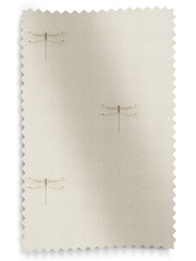 Sophie Allport Neutral Gold Vector Dragonfly Made to Measure 100% Cotton Curtains - Image 6 of 6
