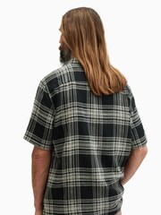 AllSaints Black Padres Short Sleeve Shirt - Image 2 of 6