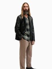 AllSaints Black Padres Short Sleeve Shirt - Image 4 of 6