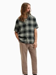 AllSaints Black Padres Short Sleeve Shirt - Image 5 of 6