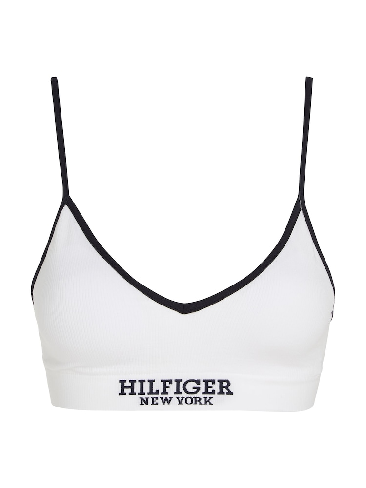 Tommy Hilfiger Logo Triangle White Bra - Image 4 of 4