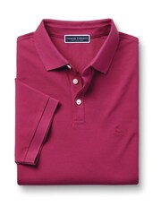 Charles Tyrwhitt Pink Short Sleeve Cotton Stretch Pique Polo T-Shirt - Image 3 of 5