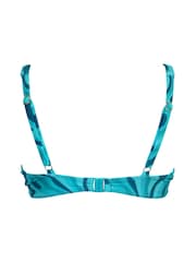 Pour Moi Blue Seychelles Non Padded Underwired Bikini Top - Image 4 of 4