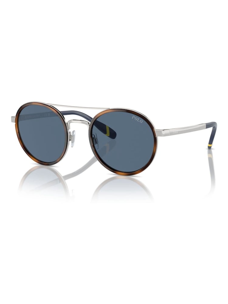 Polo Ralph Lauren Brown Round Sunglasses - Image 2 of 5