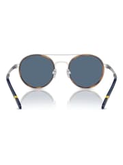 Polo Ralph Lauren Brown Round Sunglasses - Image 3 of 5
