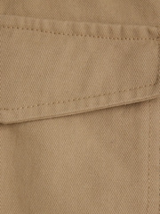 River Island Brown Girls A Line Cargo Pocket 100% Cotton Skirt - Image 3 of 3