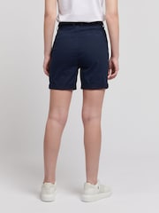 U.S. Polo Assn. Blue Classic Womens Chino Shorts - Image 4 of 7
