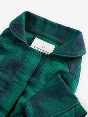 Green/Navy Check Matching Family Pet 100% Cotton Pyjamas - Image 6 of 8
