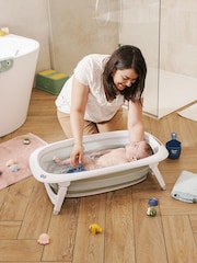 Badabulle Blue Foldable Bath Tub - Image 1 of 6