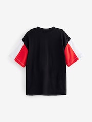 Black/Red NBA Licensed 100% Cotton T-Shirt (3-16yrs) - Image 2 of 3