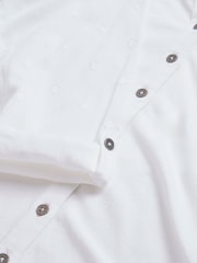 White Stuff White 100% Cotton Mix Jersey Annie Shirt - Image 7 of 7