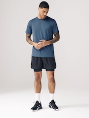 Bleu acier - Active Gym Training T-Shirt - Image 3 de 9