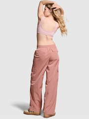 Victoria's Secret PINK Almond Beige Brown Parachute Cargo Trousers - Image 2 of 3