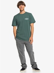 Quiksilver Green 100% Cotton Omni Back Print T-Shirt - Image 3 of 5
