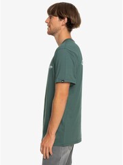 Quiksilver Green 100% Cotton Omni Back Print T-Shirt - Image 4 of 5