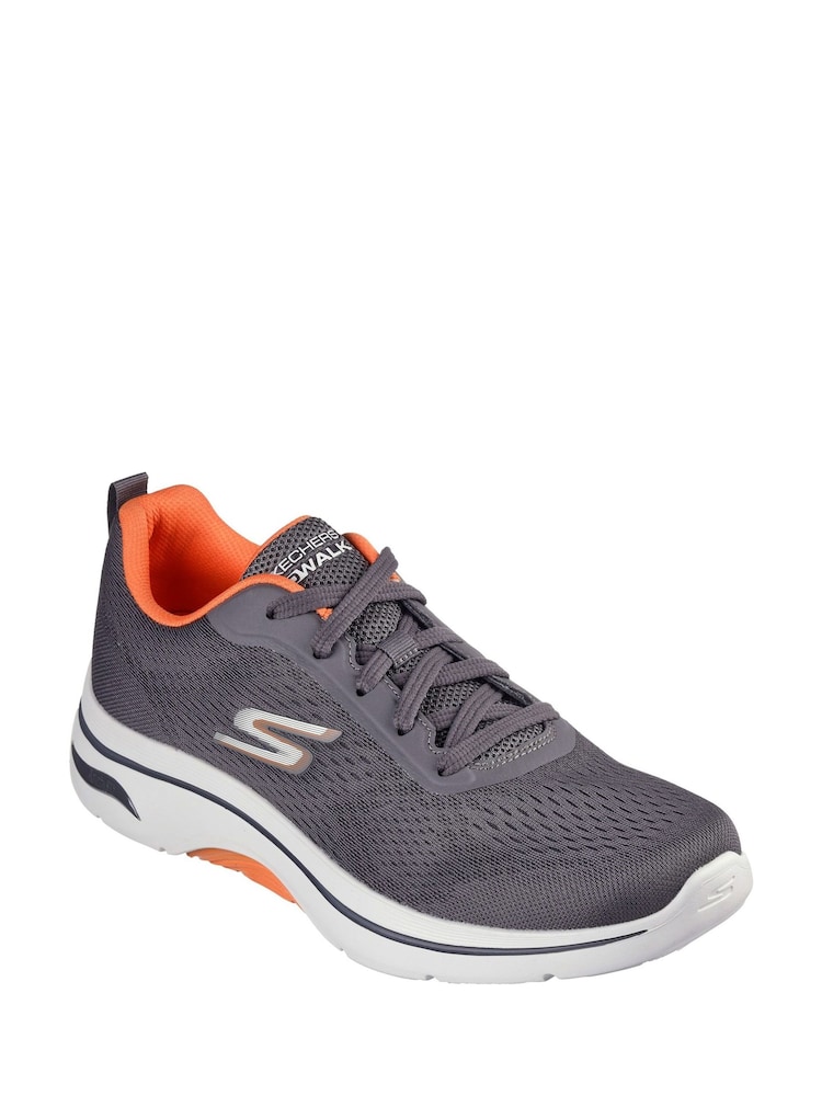 Skechers Grey Go Walk Arch Fit 2.0 Idyllic Trainers - Image 1 of 3