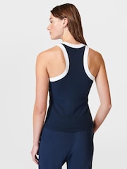 Sweaty Betty Navy Blue Harper Racer Tank Top - Image 2 of 7