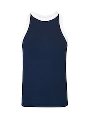 Sweaty Betty Navy Blue Harper Racer Tank Top - Image 5 of 7