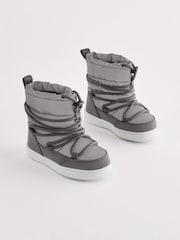 Grey Thermal Thinsulate™ Lined Quilted Water Resistant Boots - Image 2 of 8