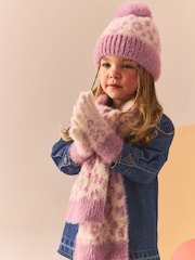 Pink Animal Hat Gloves And Scarf Set (3-16yrs) - Image 2 of 8
