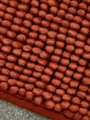 Catherine Lansfield Terracotta Bobble Bathmat - Image 2 of 3