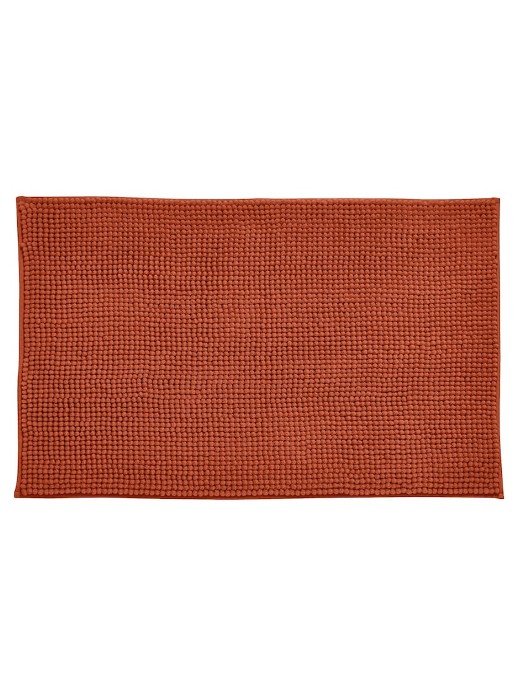 Catherine Lansfield Terracotta Bobble Bathmat - Image 3 of 3