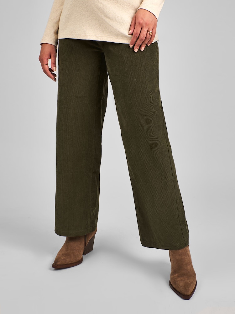 Pantalones de pana y pernera ancha para premamá de JoJo Maman Bébé - Imagen 1 de 4