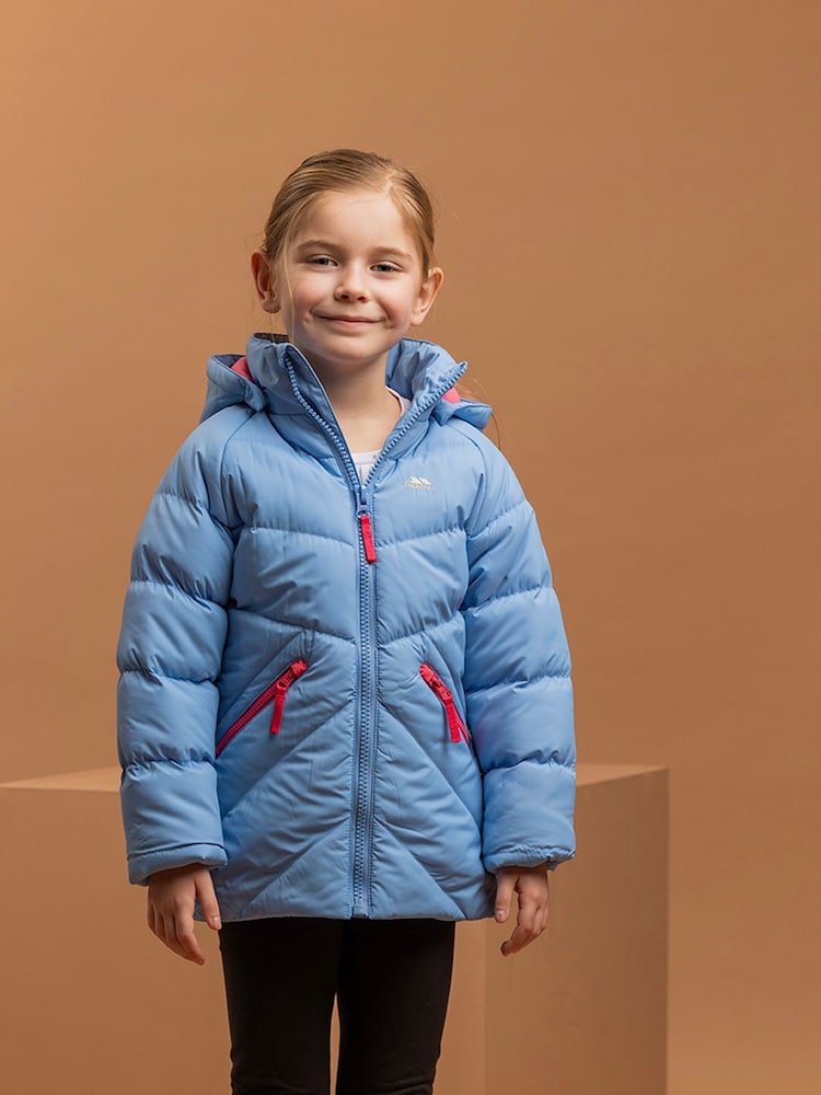 Trespass Синяя детская повседневная куртка Annah Kids - Image 1 of 4
