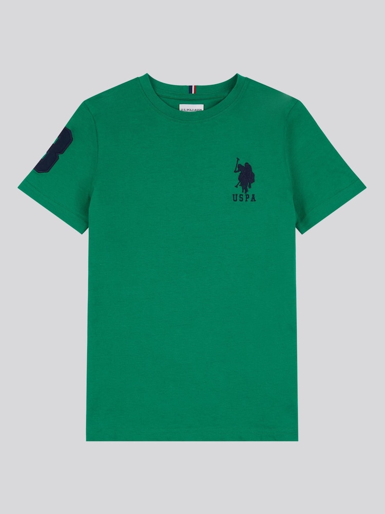 U.S. Polo Assn. Green Boys Player 100% Cotton 3 T-Shirt - Image 3 of 5